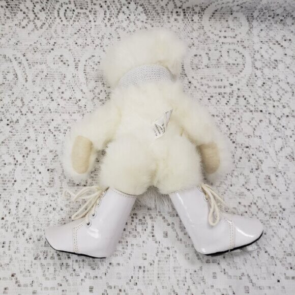 Vintage Hallmark Skating Teddy Bear Jointed Legs - Picture 4 of 5